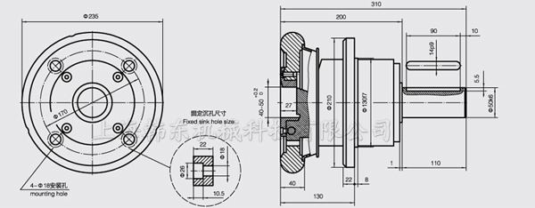工業(yè)卡盤FLO/FLW50圖紙